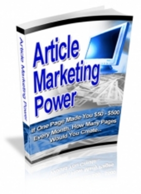 Product picture Article Marketing Power